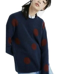 Dot Graystone Pullover Sweater in Coziest Yarn